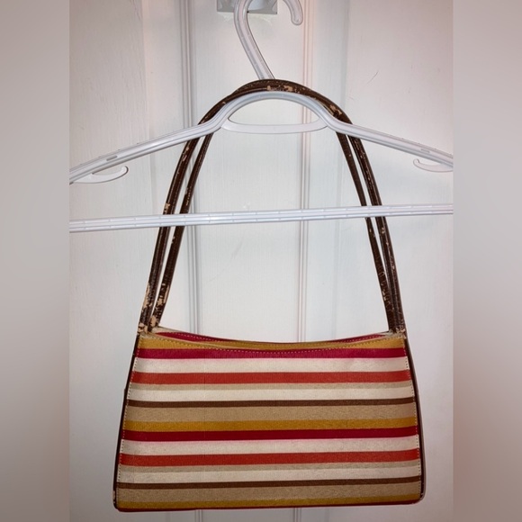 Vintage Kate Spade Bag Stripes - Picture 2 of 6